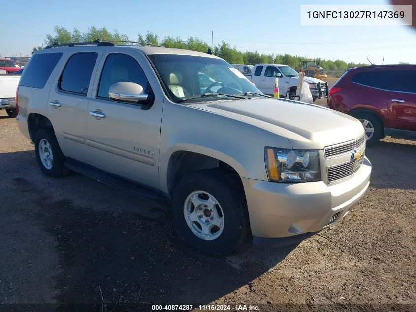 2007 Chevrolet Tahoe Lt VIN: 1GNFC13027R147369 Lot: 40874287