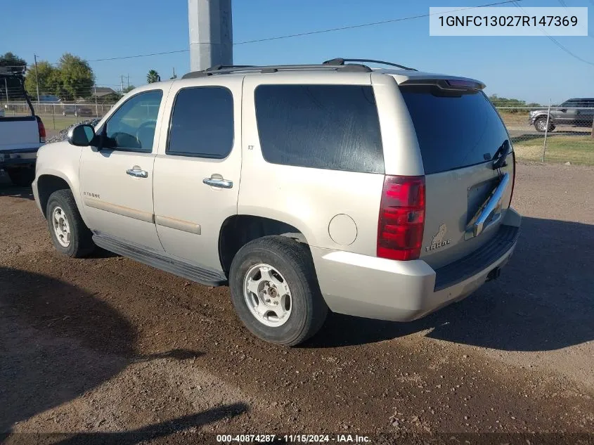 2007 Chevrolet Tahoe Lt VIN: 1GNFC13027R147369 Lot: 40874287