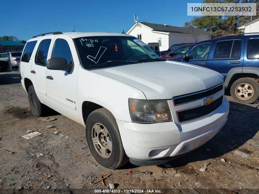 2007 Chevrolet Tahoe Ls VIN: 1GNFC13C67J253932 Lot: 40874313