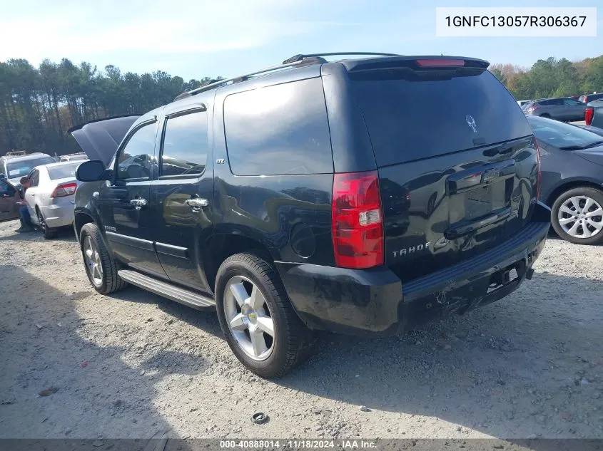 2007 Chevrolet Tahoe Ltz VIN: 1GNFC13057R306367 Lot: 40888014