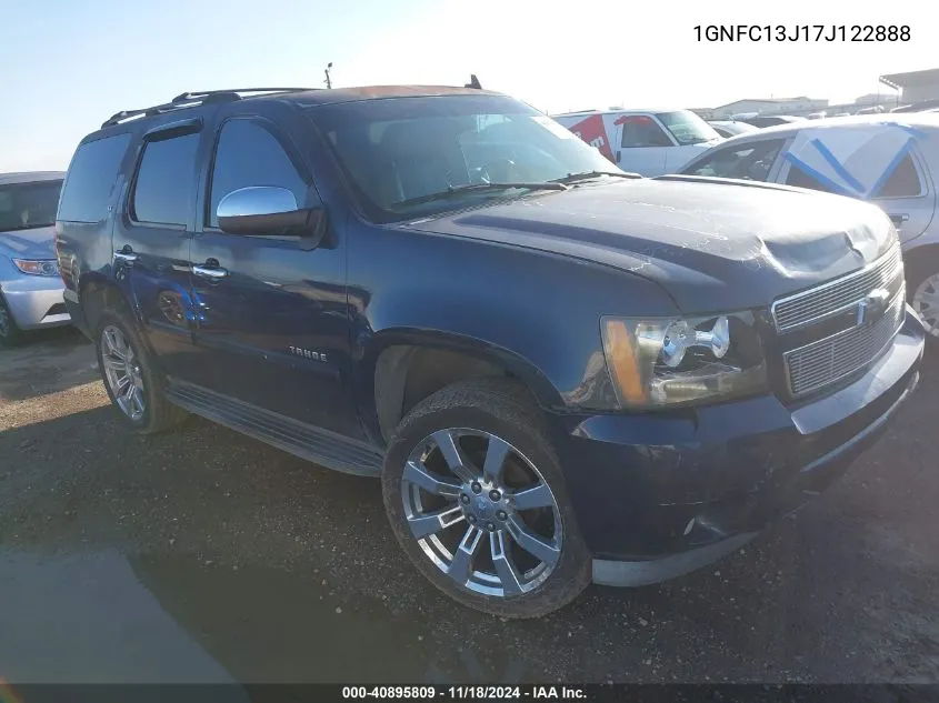 2007 Chevrolet Tahoe Lt VIN: 1GNFC13J17J122888 Lot: 40895809