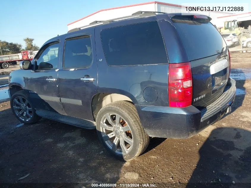 2007 Chevrolet Tahoe Lt VIN: 1GNFC13J17J122888 Lot: 40895809