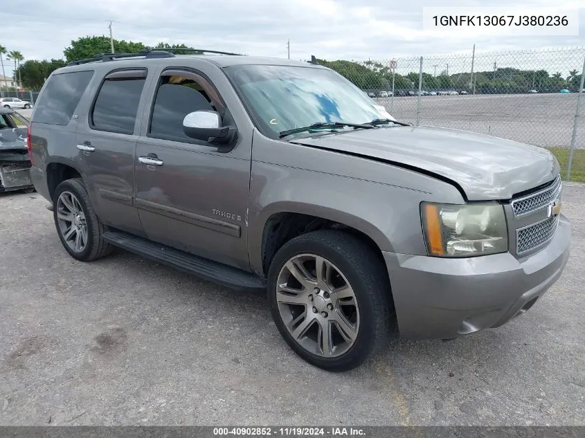 2007 Chevrolet Tahoe Ltz VIN: 1GNFK13067J380236 Lot: 40902852