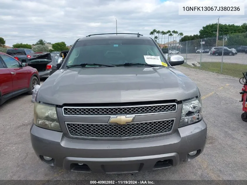 2007 Chevrolet Tahoe Ltz VIN: 1GNFK13067J380236 Lot: 40902852