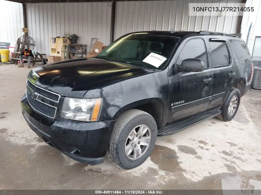 2007 Chevrolet Tahoe Lt VIN: 1GNFC13J77R214055 Lot: 40911464