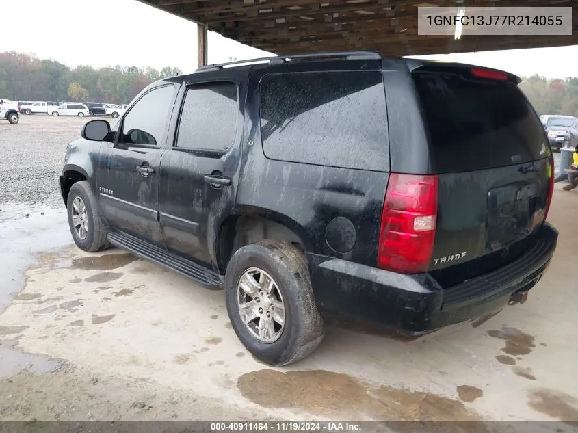 2007 Chevrolet Tahoe Lt VIN: 1GNFC13J77R214055 Lot: 40911464