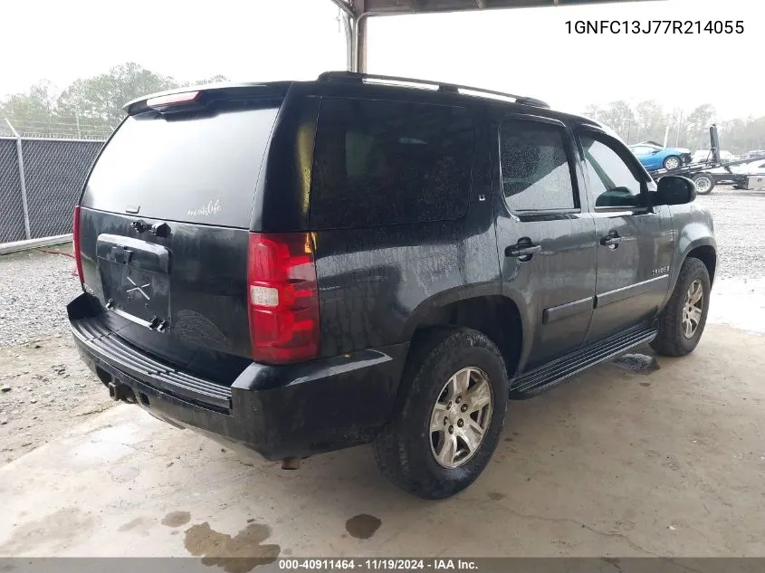 2007 Chevrolet Tahoe Lt VIN: 1GNFC13J77R214055 Lot: 40911464