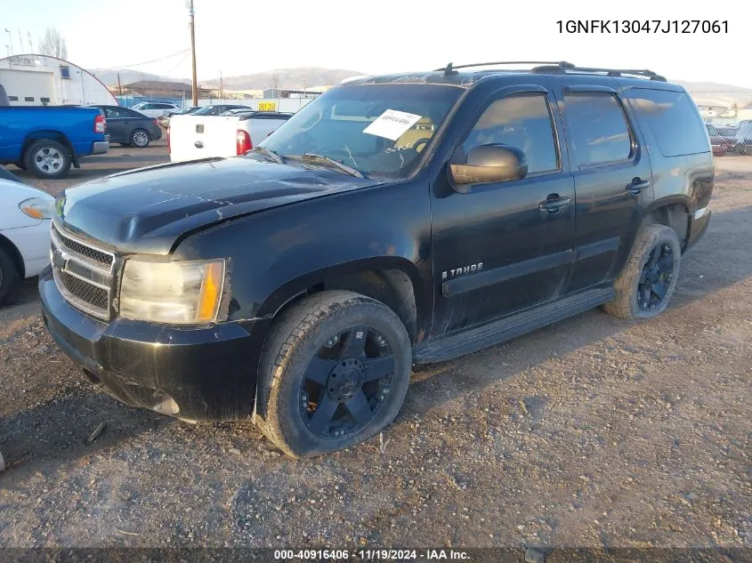 2007 Chevrolet Tahoe Ltz VIN: 1GNFK13047J127061 Lot: 40916406