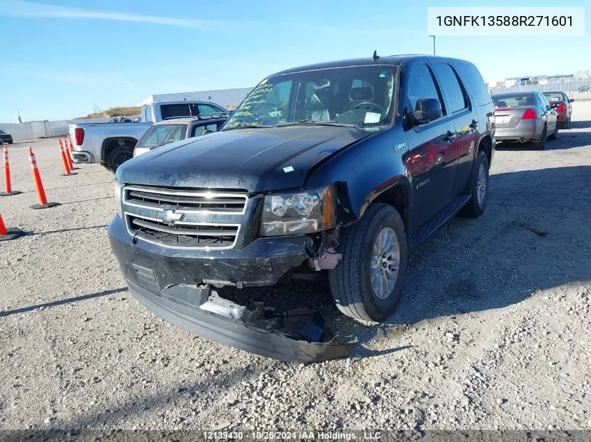 2008 Chevrolet Tahoe K1500 Hybrid VIN: 1GNFK13588R271601 Lot: 12139430