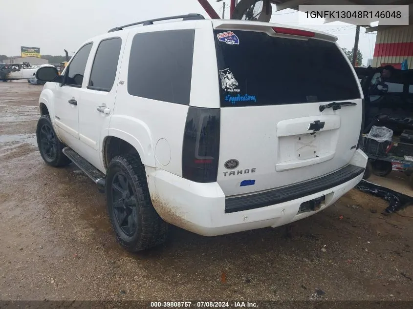 1GNFK13048R146048 2008 Chevrolet Tahoe Lt