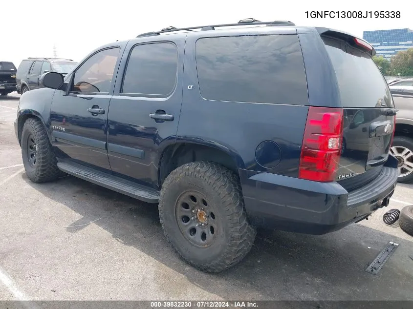 1GNFC13008J195338 2008 Chevrolet Tahoe Lt