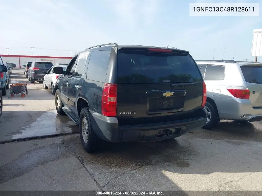 1GNFC13C48R128611 2008 Chevrolet Tahoe Ls