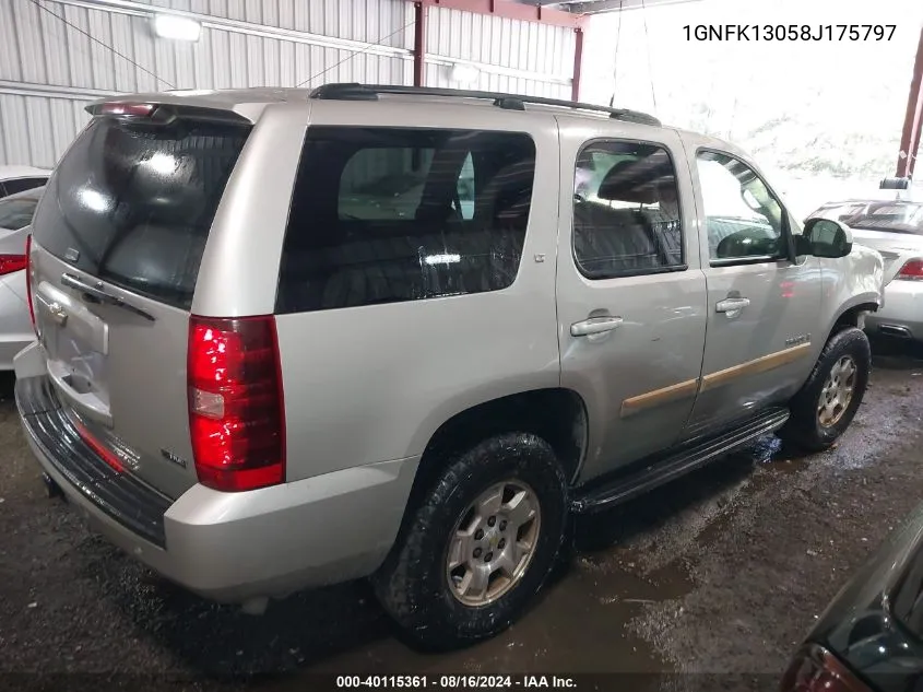 2008 Chevrolet Tahoe Lt VIN: 1GNFK13058J175797 Lot: 40115361