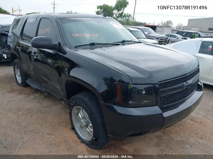 1GNFC13078R191496 2008 Chevrolet Tahoe C1500