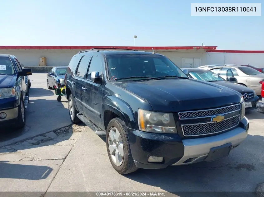 1GNFC13038R110641 2008 Chevrolet Tahoe Lt