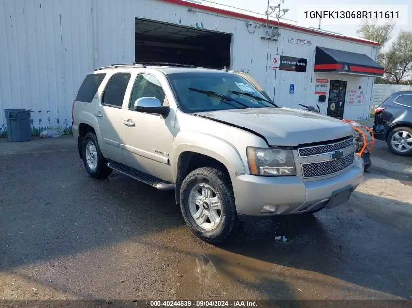 2008 Chevrolet Tahoe K1500 VIN: 1GNFK13068R111611 Lot: 40244539