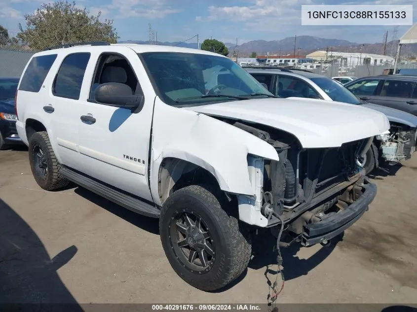 2008 Chevrolet Tahoe Ls VIN: 1GNFC13C88R155133 Lot: 40291676