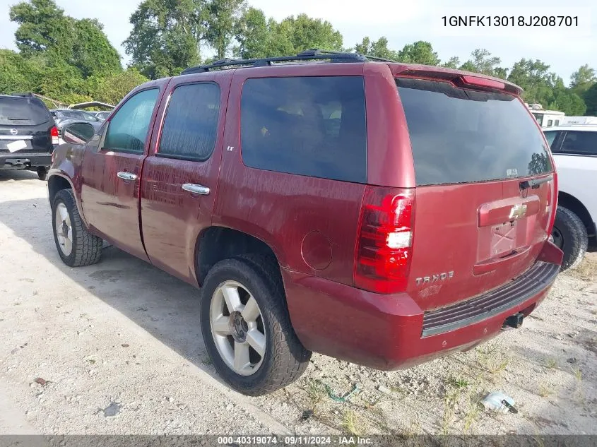 1GNFK13018J208701 2008 Chevrolet Tahoe Lt W/3Lt