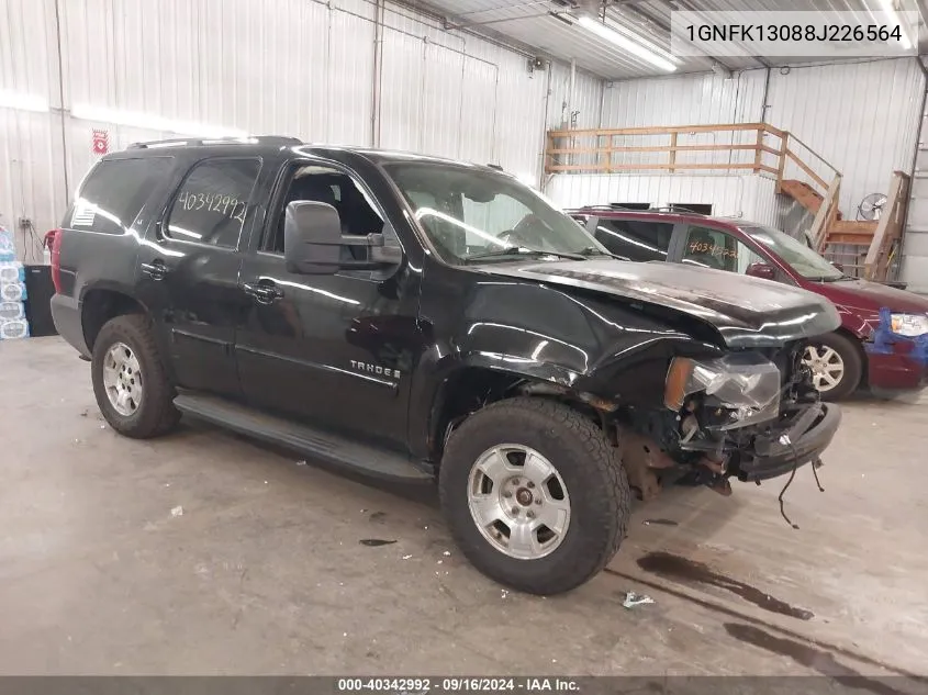 1GNFK13088J226564 2008 Chevrolet Tahoe K1500