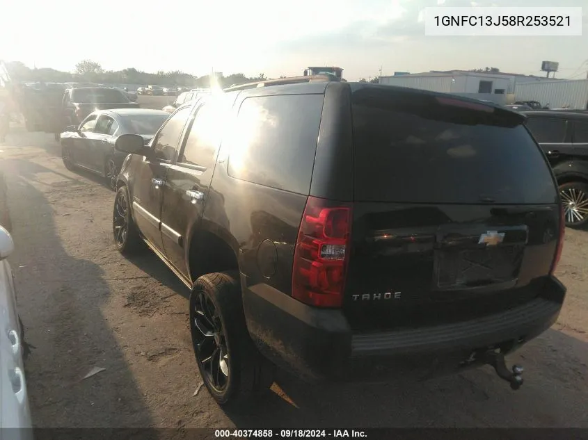 2008 Chevrolet Tahoe Ltz VIN: 1GNFC13J58R253521 Lot: 40374858