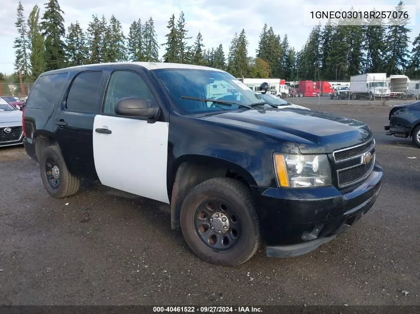 2008 Chevrolet Tahoe C1500 Police/Spcl Svc VIN: 1GNEC03018R257076 Lot: 40461522