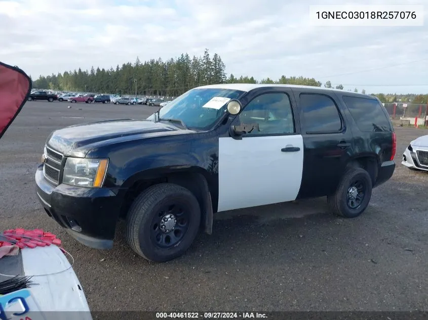 2008 Chevrolet Tahoe C1500 Police/Spcl Svc VIN: 1GNEC03018R257076 Lot: 40461522