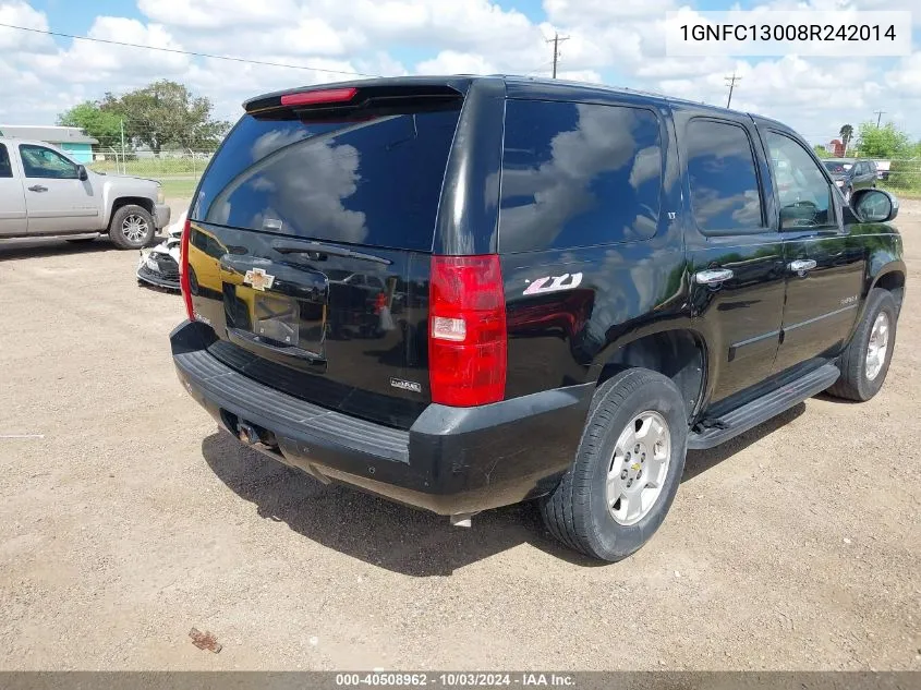 2008 Chevrolet Tahoe Lt VIN: 1GNFC13008R242014 Lot: 40508962