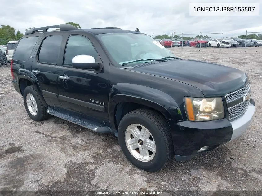 2008 Chevrolet Tahoe Lt VIN: 1GNFC13J38R155507 Lot: 40539279