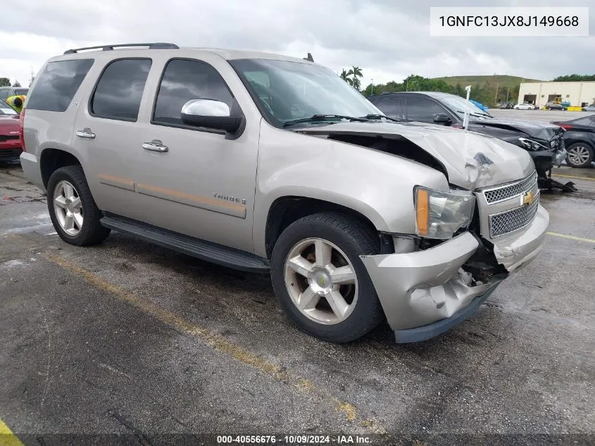 2008 Chevrolet Tahoe Ltz VIN: 1GNFC13JX8J149668 Lot: 40556676