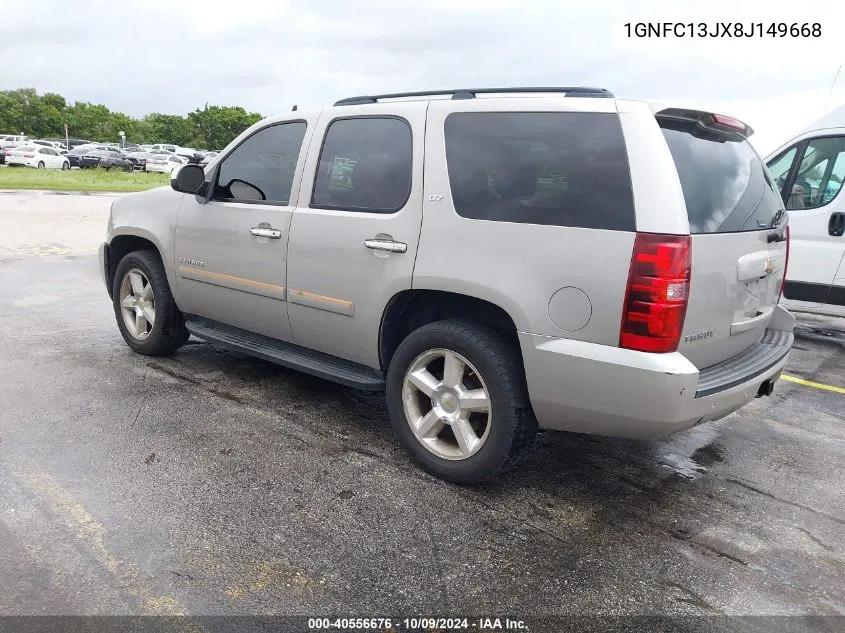 2008 Chevrolet Tahoe Ltz VIN: 1GNFC13JX8J149668 Lot: 40556676