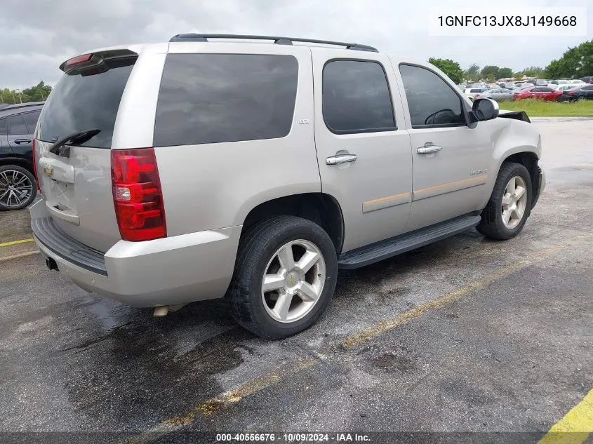 2008 Chevrolet Tahoe Ltz VIN: 1GNFC13JX8J149668 Lot: 40556676