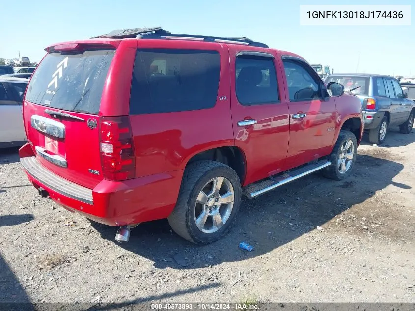 2008 Chevrolet Tahoe Lt VIN: 1GNFK13018J174436 Lot: 40573893