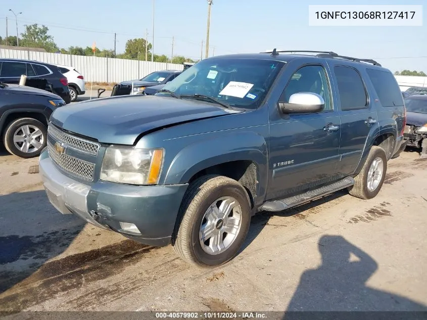 2008 Chevrolet Tahoe C1500 VIN: 1GNFC13068R127417 Lot: 40579902