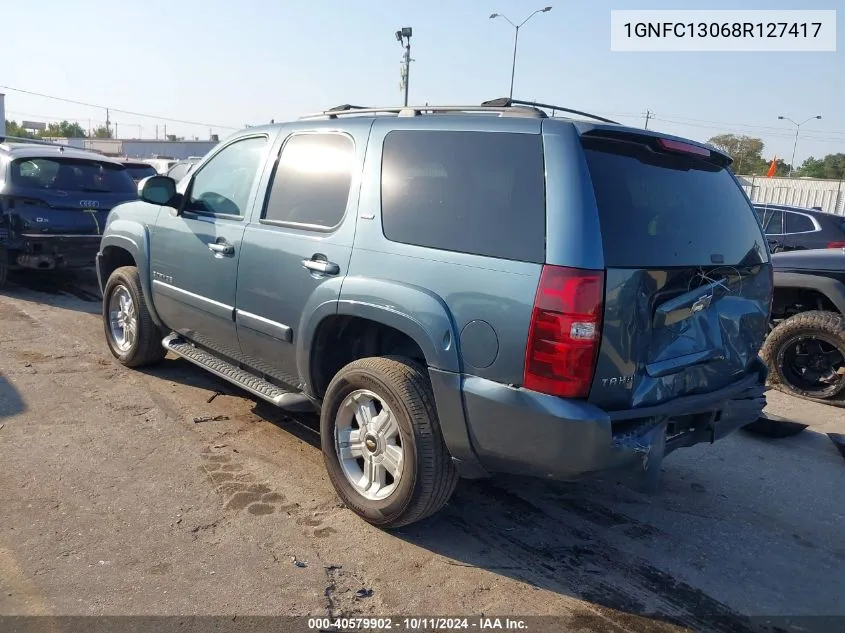 2008 Chevrolet Tahoe C1500 VIN: 1GNFC13068R127417 Lot: 40579902