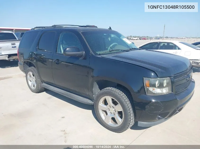 2008 Chevrolet Tahoe Lt VIN: 1GNFC13048R105500 Lot: 40584098