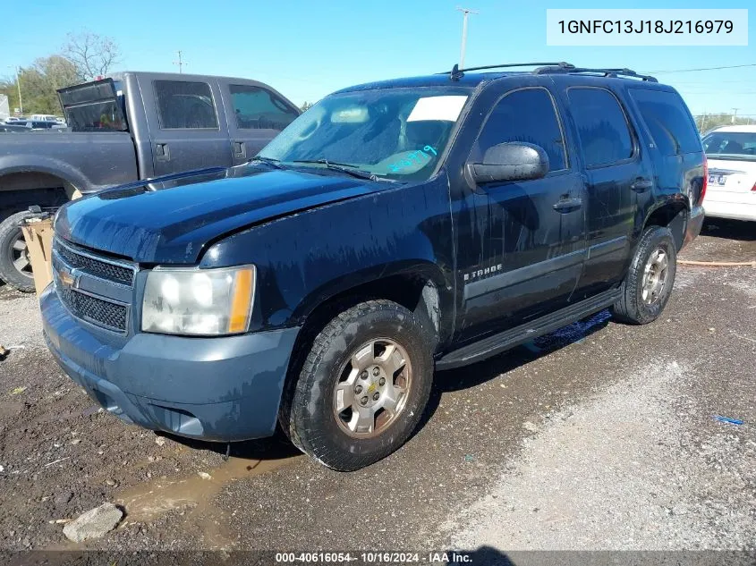 2008 Chevrolet Tahoe Lt VIN: 1GNFC13J18J216979 Lot: 40616054