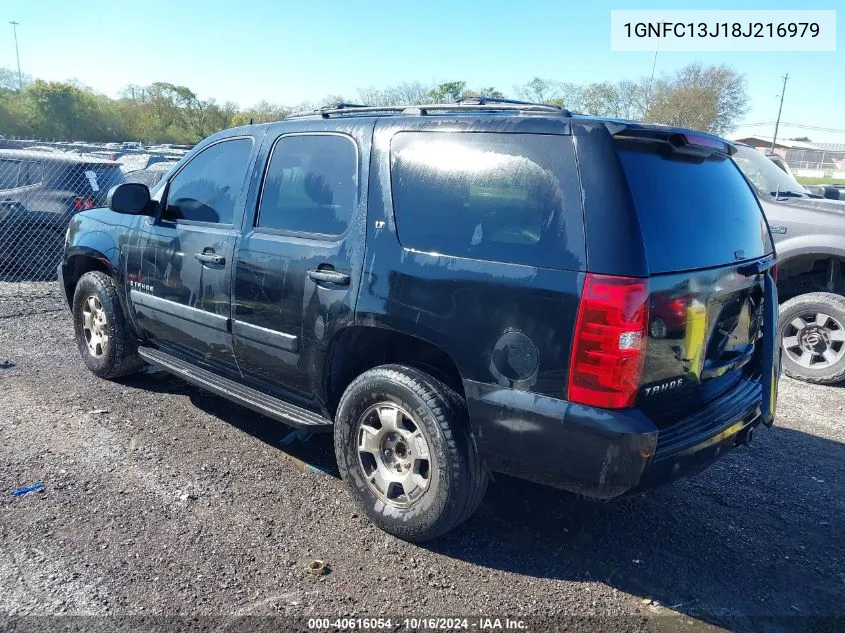 2008 Chevrolet Tahoe Lt VIN: 1GNFC13J18J216979 Lot: 40616054