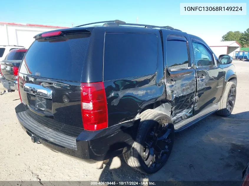 2008 Chevrolet Tahoe Ltz VIN: 1GNFC13068R149224 Lot: 40619445