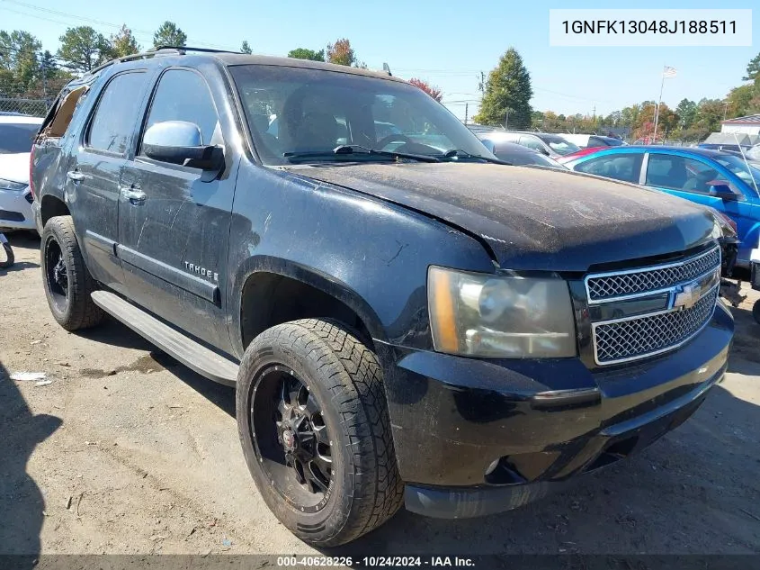 1GNFK13048J188511 2008 Chevrolet Tahoe Ltz