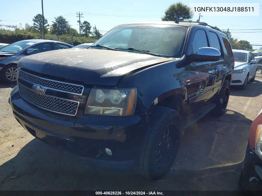 2008 Chevrolet Tahoe Ltz VIN: 1GNFK13048J188511 Lot: 40628226