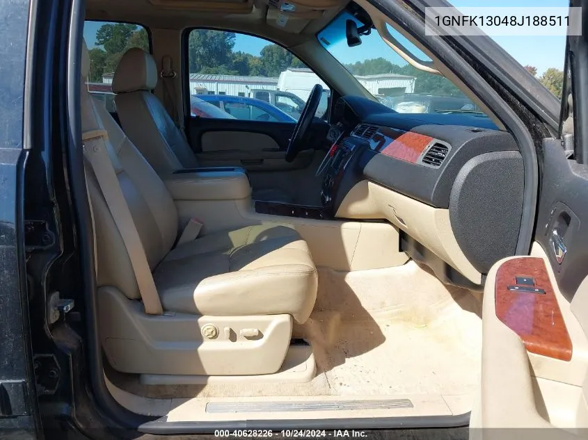 1GNFK13048J188511 2008 Chevrolet Tahoe Ltz