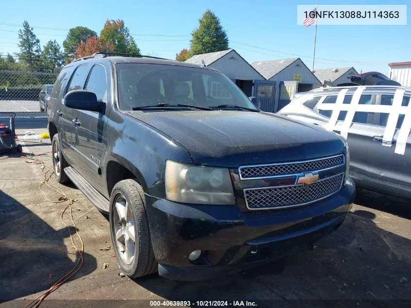 2008 Chevrolet Tahoe K1500 VIN: 1GNFK13088J114363 Lot: 40639893