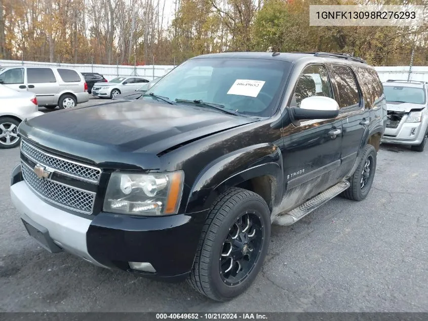 2008 Chevrolet Tahoe K1500 VIN: 1GNFK13098R276293 Lot: 40649652