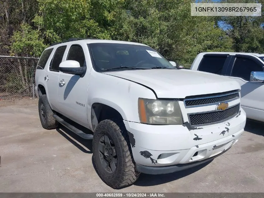 2008 Chevrolet Tahoe Commercial Fleet VIN: 1GNFK13098R267965 Lot: 40652859