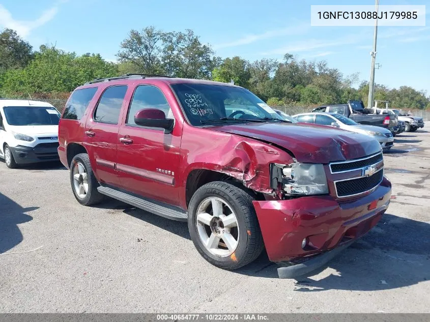 2008 Chevrolet Tahoe Lt VIN: 1GNFC13088J179985 Lot: 40654777