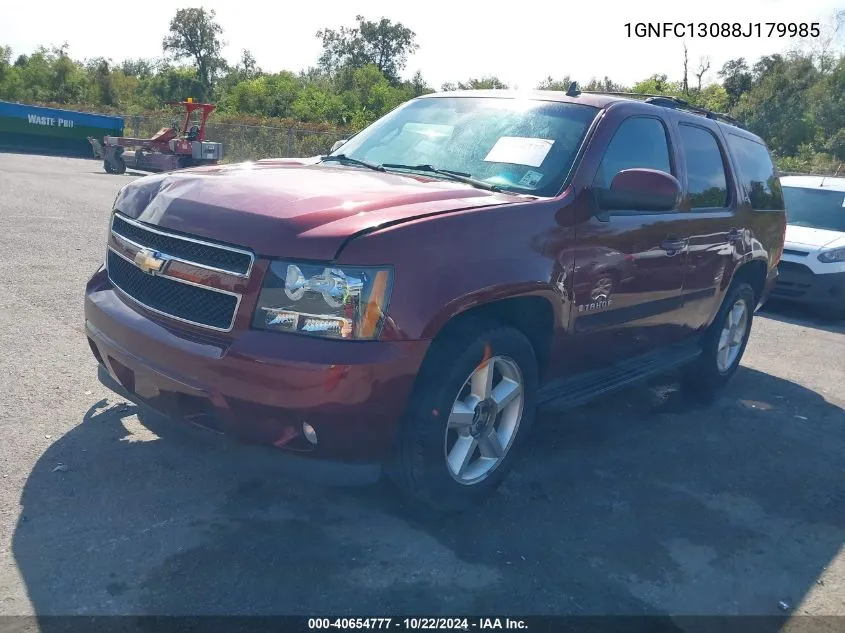 2008 Chevrolet Tahoe Lt VIN: 1GNFC13088J179985 Lot: 40654777