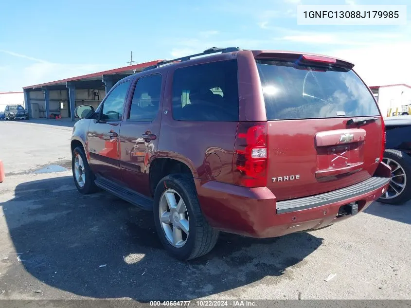 2008 Chevrolet Tahoe Lt VIN: 1GNFC13088J179985 Lot: 40654777