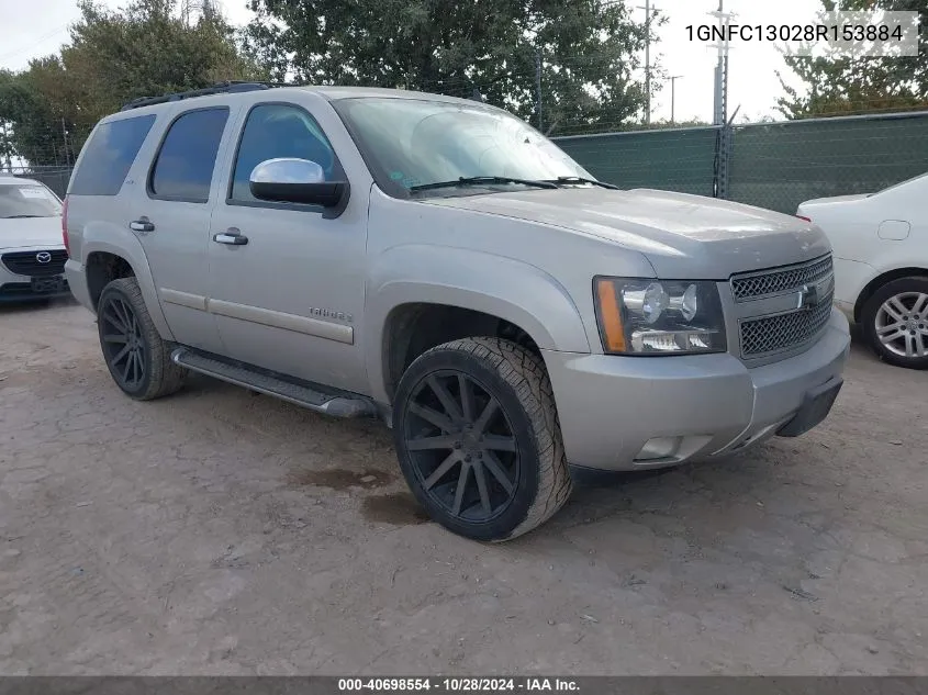 2008 Chevrolet Tahoe Lt VIN: 1GNFC13028R153884 Lot: 40698554