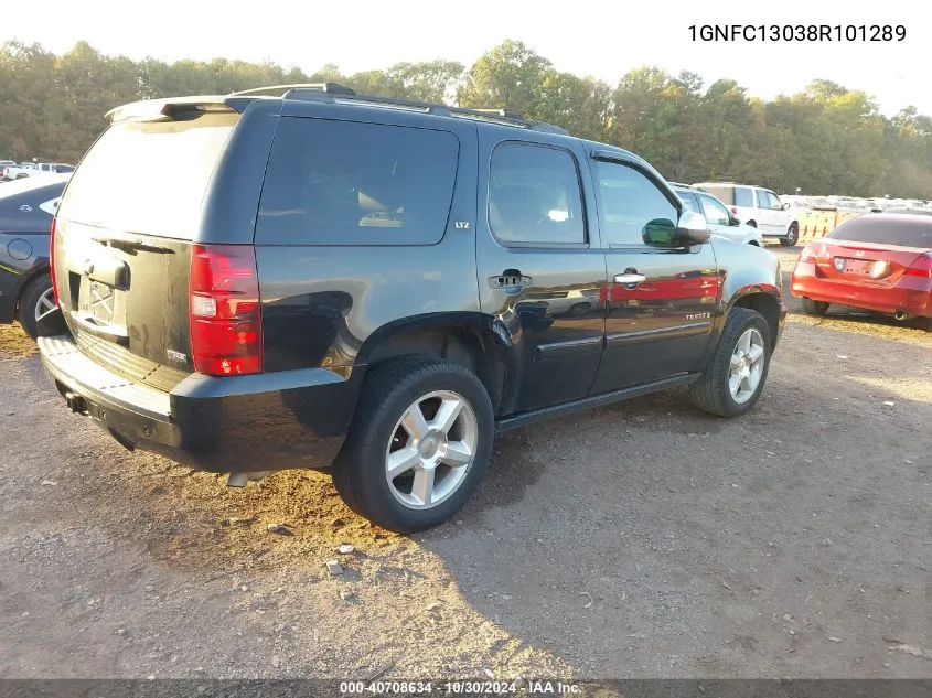 2008 Chevrolet Tahoe Ltz VIN: 1GNFC13038R101289 Lot: 40708634