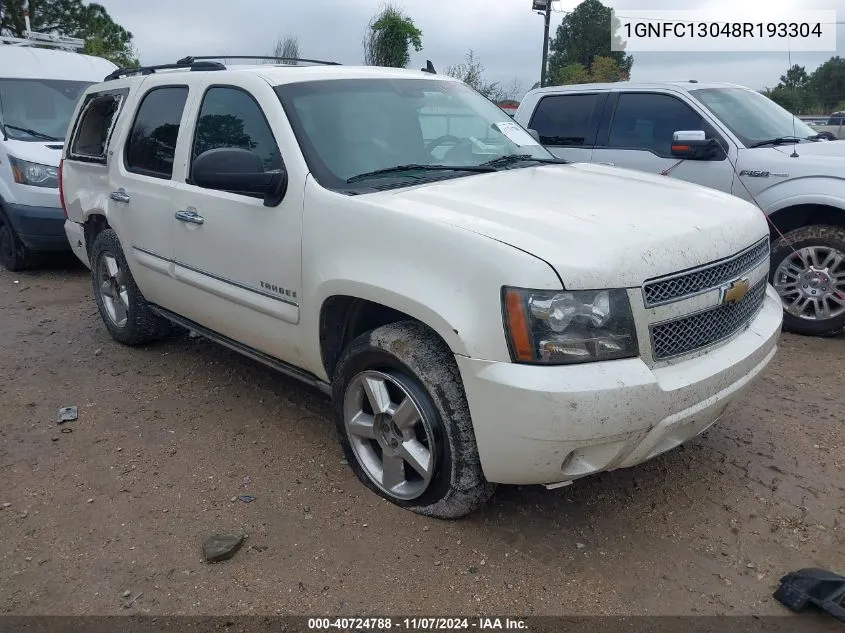 2008 Chevrolet Tahoe Ltz VIN: 1GNFC13048R193304 Lot: 40724788